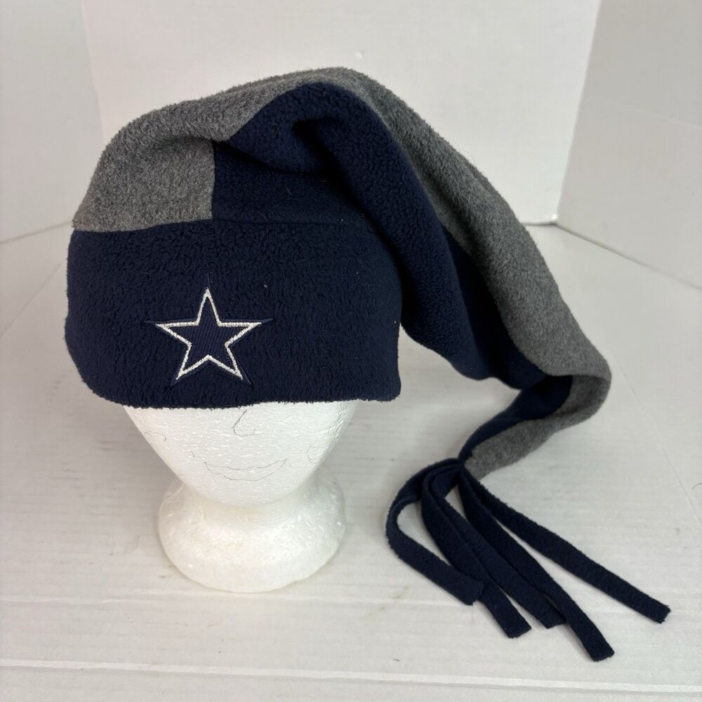 Vintage Dallas Cowboys Winter Stocking Hat, Blue, NFL Game Day, Logo